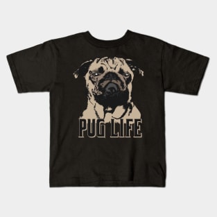 Pug dog - Pug life Kids T-Shirt